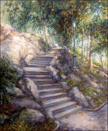 Stairway in Central Park, New York. 2003