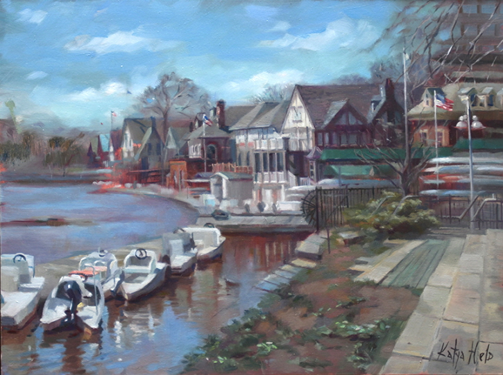 First Spring Day at Boathouse Row, Philadelphia 2024