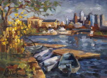 Sunny Day on Schuylkill River. 2005