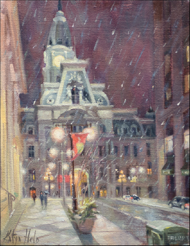 Rainy Day on Avenue of the Arts. 2019